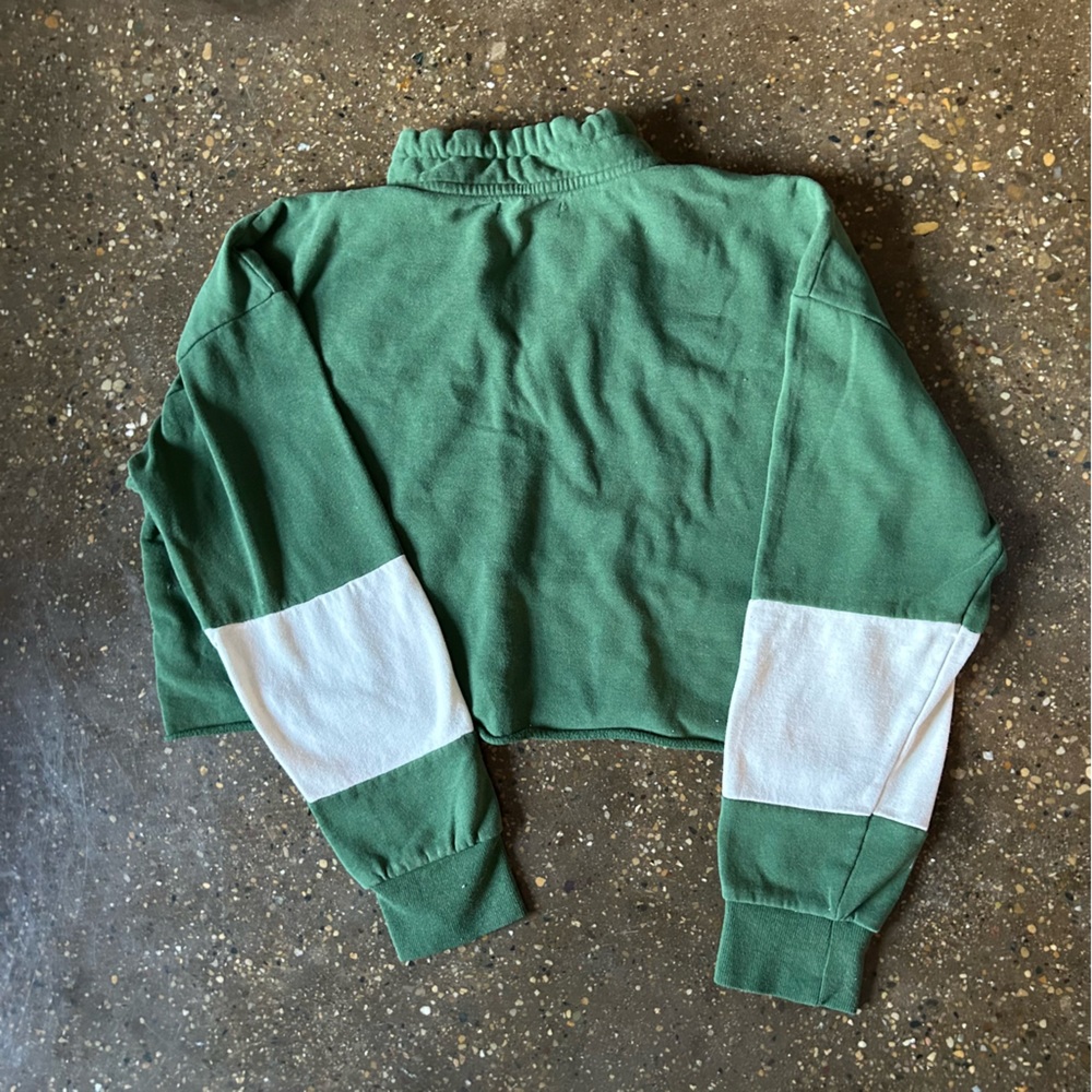 FREE with purchase: Cropped Quarter Zip Sweatshirt Monaco Emblem - Picture 8 of 9